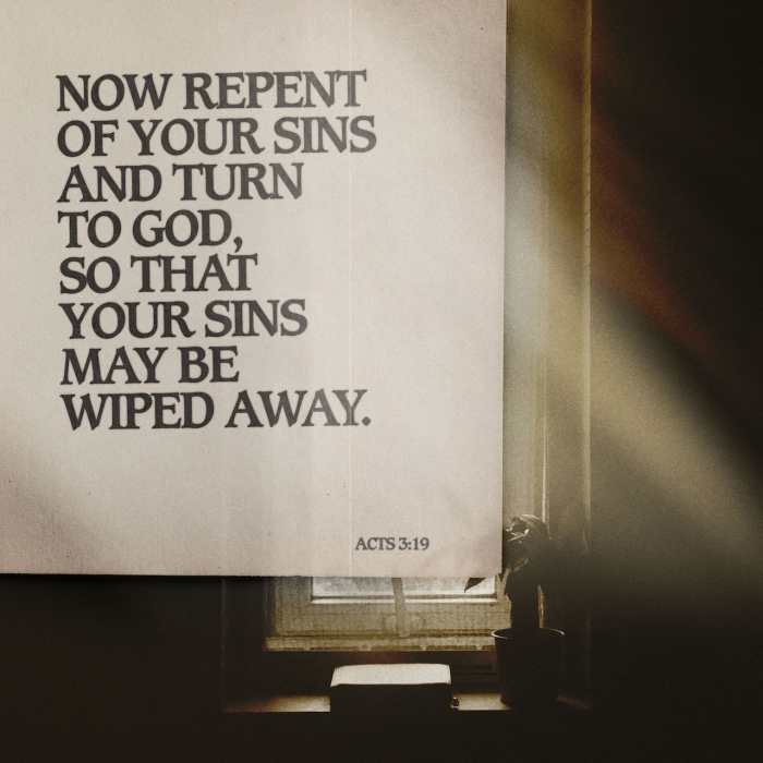 Repentance perspective prophetic repent jesus