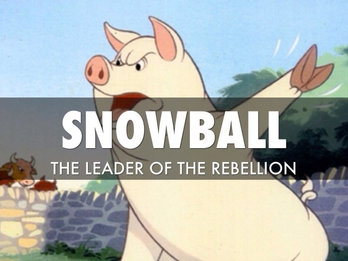 Quotes by snowball in animal farm