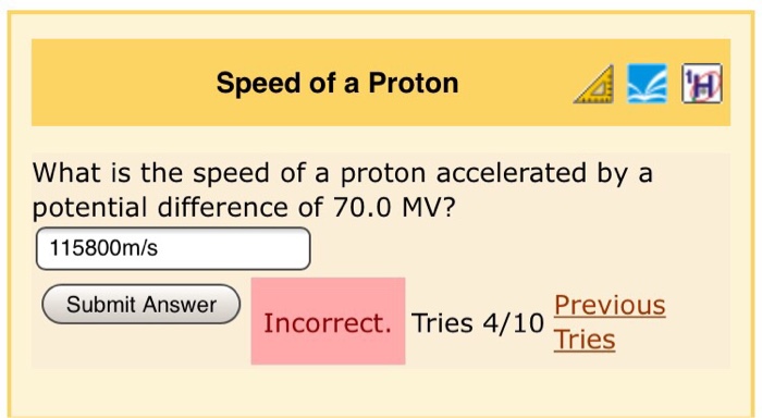 A proton is accelerated to 0.999 c .