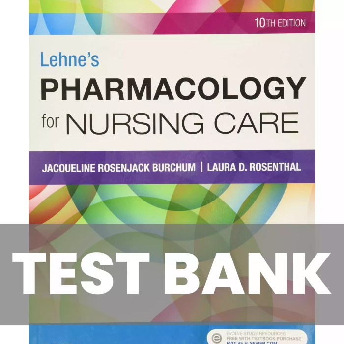 Lehne's pharmacology for nursing care test bank